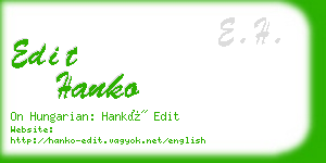 edit hanko business card